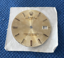 GENUINE ROLEX DATE 1500 SILVER T SWISS T SINGER DIAL 1570 SPARES (1/17241)