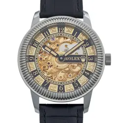 MARRIAGE WATCH ROLEX 42MM MEN WITH POCKET ARRANGEMENT ANTIQUE 1950