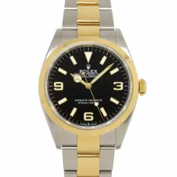 ROLEX EXPLORER 1 124273 SERIAL RANDOM AUTOMATIC BLACK DIAL K18YG 90272293