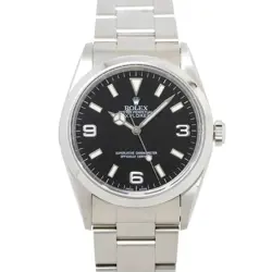 ROLEX EXPLORER I 14270 SERIAL P AUTOMATIC BLACK DIAL MENS WATCH 90271348