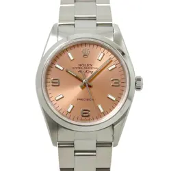 ROLEX AIR KING 14000 SERIAL U AUTOMATIC PINK DIAL MENS WATCH 90266410