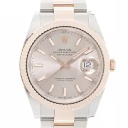 ROLEX DATEJUST 41 126331 SUNDUST OYSTER WARRANTY 2021 BOX/PAPER