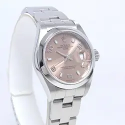ROLEX 79160 OYSTER PERPETUAL DATE LADIES Y SERIAL NUMBER PINK DIAL SIZE 25MM