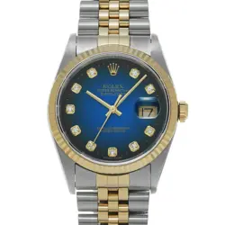 ROLEX DATEJUST 16233G P NUMBER (MANUFACTURED AROUND 2000) MEN'S WATCH G0416