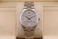 1980 ROLEX OYSTER PERPETUAL 1003 STAINLESS STEEL 34MM SILVER SIGMA DIAL AUTO