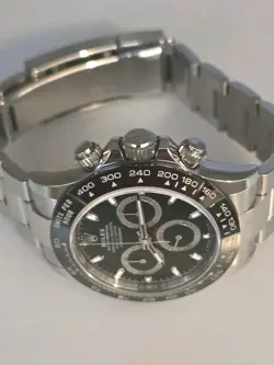 Rolex Daytona 116500 S/S Ceramic Black Dial 2020 Date Cosmograph. Awesome. B/P.