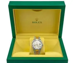 ROLEX DATEJUST MEN'S 36MM 18KT YG/SS OYSTER PERPETUAL JUBILEE BRACELET WATCH