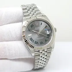 ROLEX 126334 DATEJUST 41 WITH SLATE ROMAN DIAL ON JUBILEE (NEW OLD STOCK)