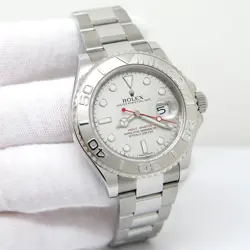ROLEX 116622 YACHTMASTER WITH PLATINUM DIAL