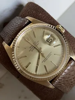 ROLEX DATEJUST 16018 18KT YELLOW GOLD MEN'S ROLEX WATCH PREOWNED