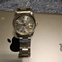ROLEX DATEJUST 36MM SILVER OYSTER PERPETUAL