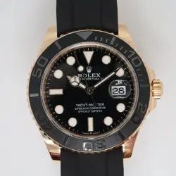 2020'S MINT ROLEX 226658 YACHT-MASTER 42MM 18K YELLOW GOLD RUBBER WATCH