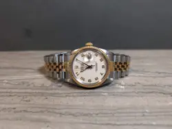 Rolex Datejust 36mm Rare Arabic Motif Dial Two Tone Ref: 16013 Jubilee Bracelet