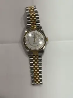 Rolex Datejust 36mm Rare Arabic Motif Dial Two Tone Ref: 16013 Jubilee Bracelet