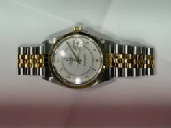 Rolex Datejust 36mm Rare Arabic Motif Dial Two Tone Ref: 16013 Jubilee Bracelet