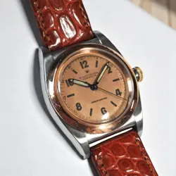 ROLEX 3133 OYSTER PERPETUAL CHRONOMETER BABBLE BACK AUTOMATIC SSXPG OVERHAULED