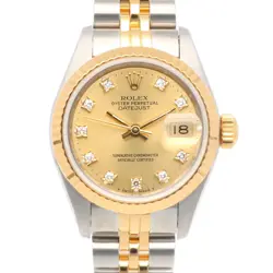 ROLEX DATEJUST WATCHES 69173G STAINLESS STEEL K18 YELLOW GOLD NO. 96 USED