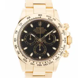 ROLEX DAYTONA 116508 BLACK WARRANTY 2019 BOX/PAPER