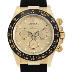 ROLEX COSMOGRAPH DAYTONA 116518LN CHAMPAGNE GOLD RANDOM NUMBER SECOND HAND MENS