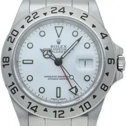 ROLEX EXPLORER 2 16570(K) STAINLESS STEEL MENSWATCH WHITE USED