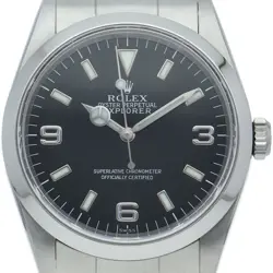ROLEX EXPLORER 1 14270(A) STAINLESS STEEL MENSWATCH BLACK USED