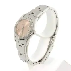 ROLEX 76030 OYSTER PERPETUAL Y-NUMBER LADIES WRISTWATCH PINK AUTOMATIC