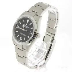 ROLEX 124270 EXPLORER 1 RANDOM NUMBER ROULETTE MEN'S WRISTWATCH BLACK AUTOMATIC