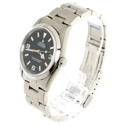 ROLEX 14270 EXPLORER I P NUMBER MEN'S WRISTWATCH BLACK AUTOMATIC SELF-WINDING