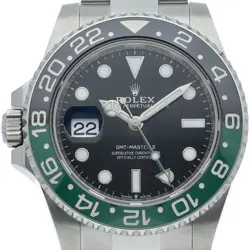 ROLEX GMT MASTER 2 WATCH OYSTER 126720VTNR STAINLESS STEEL MENSWATCH BLACK B...