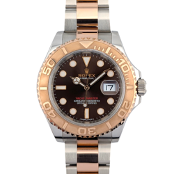 ROLEX 116621 YACHT-MASTER 40 CHOCOLATE DIAL TWO TONE 40MM 2017 BOX & PAPERS