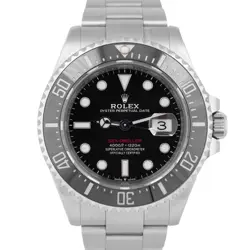 MINT 2023 ROLEX SEA-DWELLER MARK II 50TH-ANNIVERSARY RED STEEL 43MM WATCH 126600
