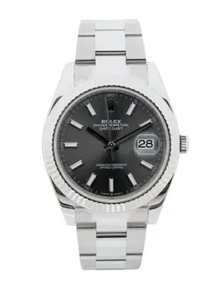ROLEX DATEJUST 41/ RHODIUM DIAL / 2021 / 126334