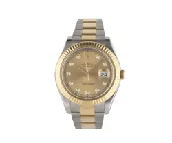 2020 ROLEX DATEJUST II 116333, 41MM, DIAMOND DIAL ,TWO TONE MEN’S WATCH