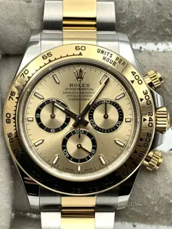 ROLEX COSMOGRAPH DAYTONA CHAMPAGNE DIAL TWO TONE BRACELET 126503 B&P 2024