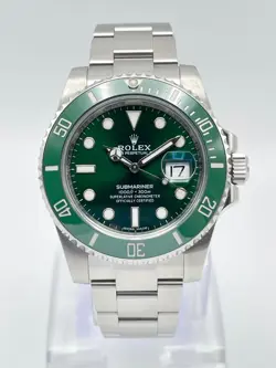 Rolex Submariner Date 116610LV 40mm Green Dial HULK Green Ceramic Bezel Papers