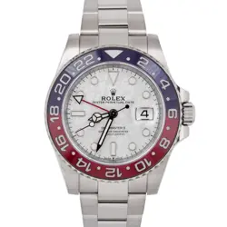 NEW ROLEX GMT-MASTER II METEORITE PEPSI 18K WHITE GOLD WATCH 126719 BLRO BOX