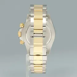 1998 MINT Rolex Daytona 16523 Zenith Two Tone Yellow Gold Slate Grey SEL Watch