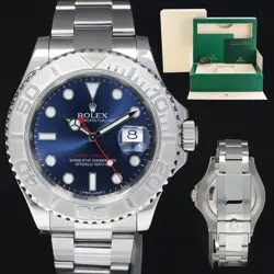 PLATINUM BLUE DIAL