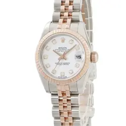 ROLEX DATEJUST 26 179171G RANDOM NUMBER K18PG X SS COMBI GENUINE USED HOUB-0