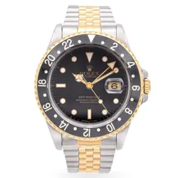 ROLEX GMT-MASTER II TWO-TONE 18K GOLD AND STEEL AUTOMATIC MEN'S WATCH REF 16713