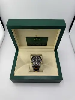 ROLEX SEA-DWELLER 126603 GOLD AND SILVER OYSTER BRACELET WITH BLACK BEZEL 2022