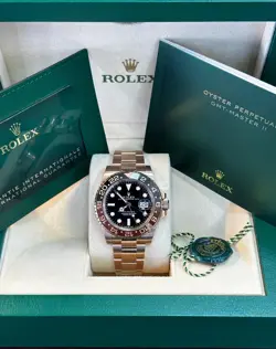 ROLEX EVEROSE GMT-MASTER II 40 - BLACK & BROWN BEZEL - BLACK DIAL - OYSTER 2022