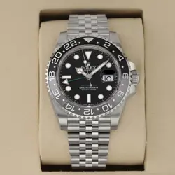 ROLEX GMT MASTER II 40MM 126710GRNR JUBILEE