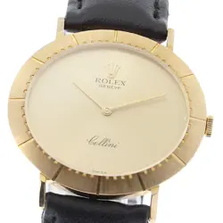 ROLEX CELLINI 4083 CAL.1601 GOLD DIAL HAND WINDING MEN'S WATCH_878813