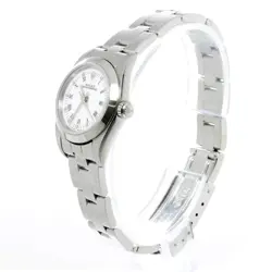 ROLEX 76080 OYSTER PERPETUAL A SERIES LADIES WATCH WHITE AUTOMATIC OYSTER