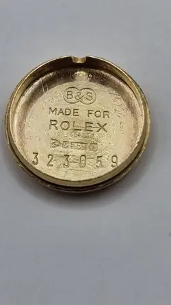 Ladies Rolex 9k Solid Yellow Gold Watch Vintage 40s Manual with