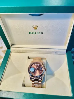 ROLEX EVEROSE GOLD PRESIDENT DAY DATE CX 40228235