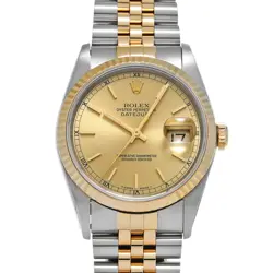USED ROLEX DATEJUST 16233 CASE SIZE 36×36MM MEN'S WATCH #4618818