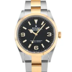 USED ROLEX EXPLORER 36 124273 BLACK CASE SIZE 36×36MM MEN'S WATCH #411618