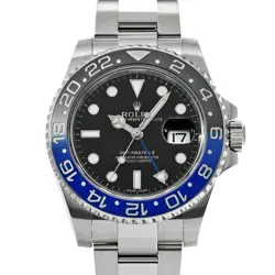 USED ROLEX GMT MASTER II 116710BLNR BLACK MEN'S WATCH #411918